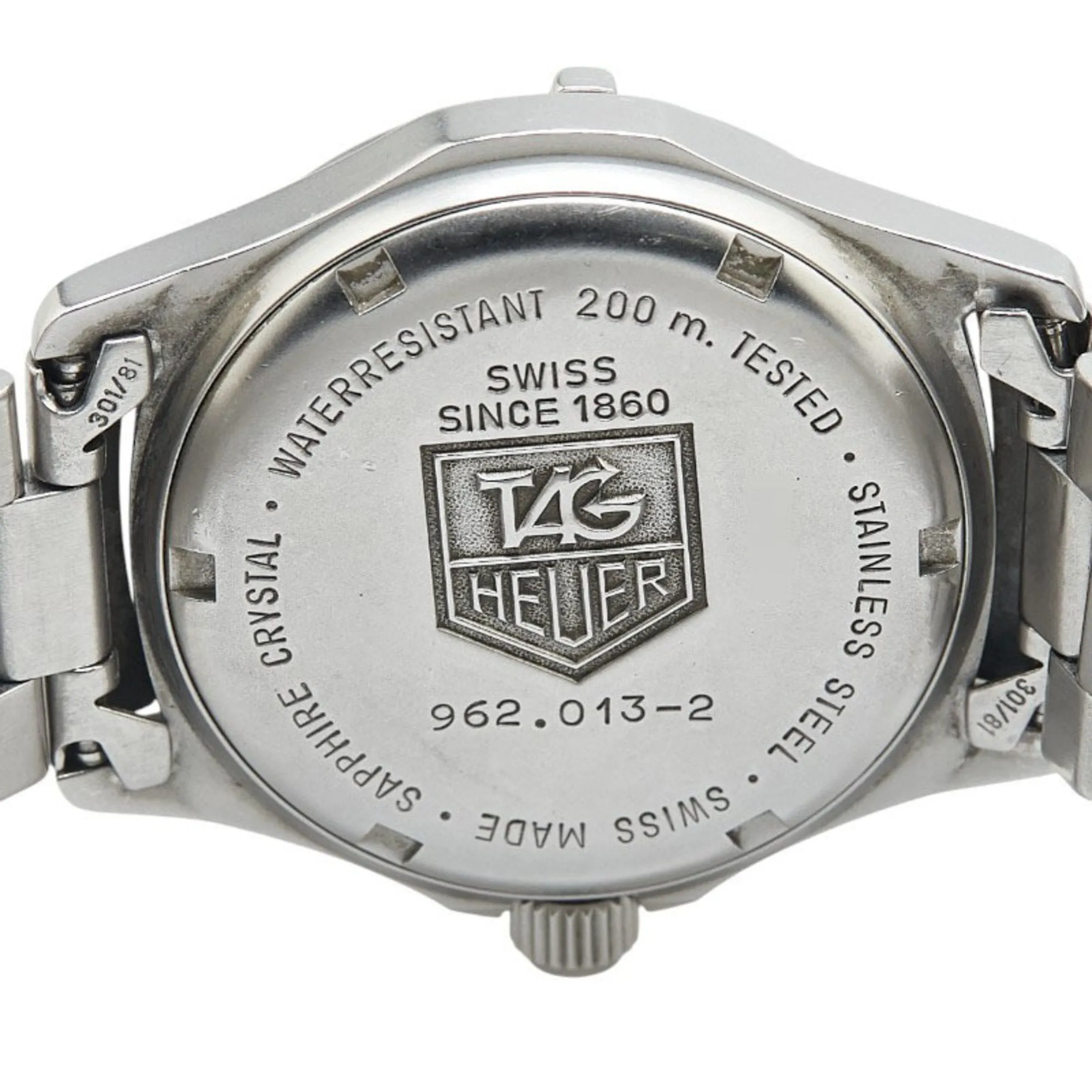 Tag Heuer Stainless Steel Wristwatch (Pre-Owned)
