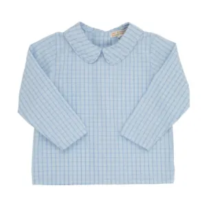 The Beaufort Bonnet Company Boy's Peter Pan Collar Onesie - Get in Line