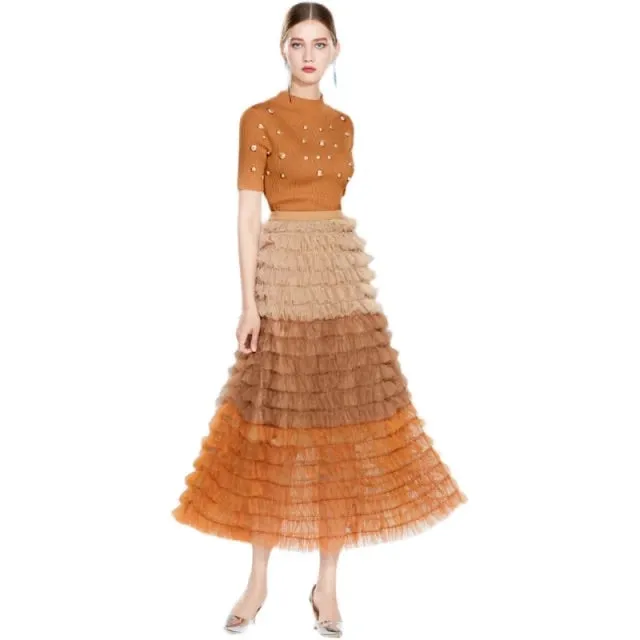 Two Piece Knitted Skirt Set Anna Kay Co
